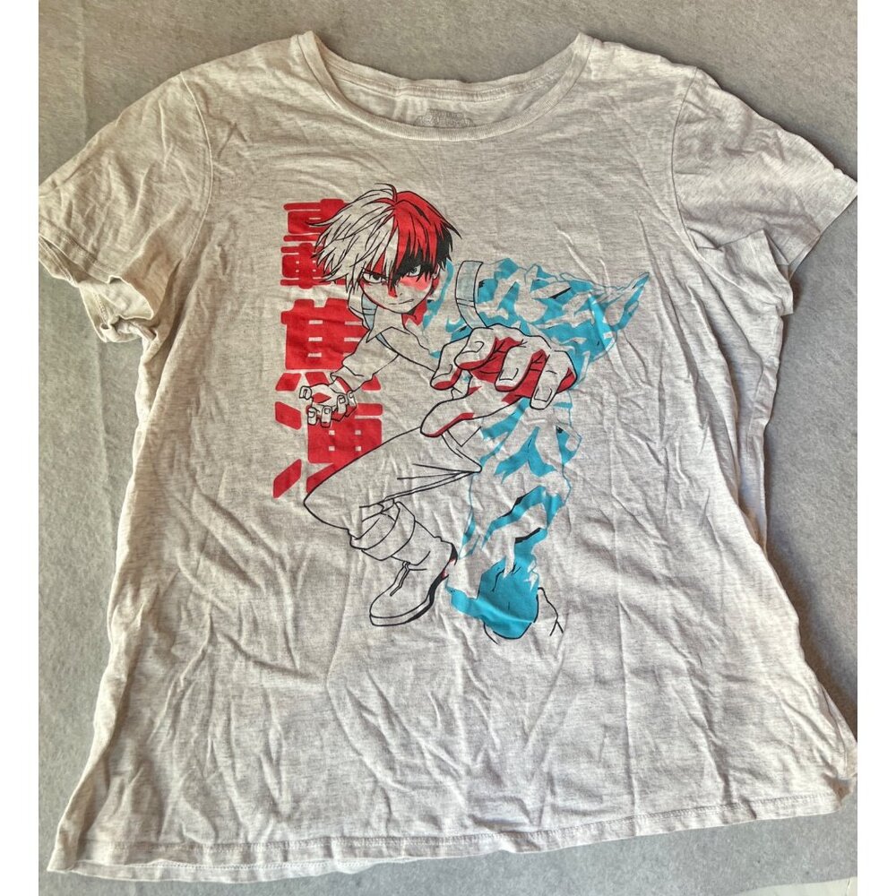 Two Graphic T-Shirts Size XL Star Wars Chewbacca & My Hero Academia Funimation - Picture 2 of 13
